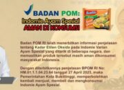 BPOM Nyatakan Aman untuk Dikonsumsi, Pemko Bukittinggi Bolehkan Kembali Konsumsi Indomie Ayam Spesial