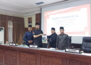 Wako Erman Safar Sampaikan Ranperda Pertanggungjawaban Pelaksanaan APBD 2022