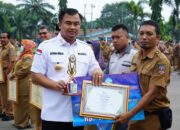 Apel Bulanan Pemkab Dharmasraya, Sutan Riska Soroti Target PAD