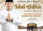 Pemkab Dharmasraya Laksanakan Shalat Idul Adha 1444 H Di Masjid Agung
