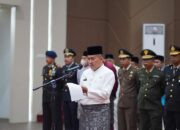 Upacara Peringatan Hari Lahir Pancasila di Kabupaten Dharmasrya Berlangsung Khidmat