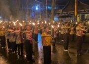 Pawai Obor Taptu Bukittinggi dalam Rangka Peringatan HUT RI ke-78