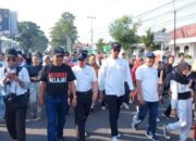 Wako Erman Safar Lepas Jalan Sehat HUT PMI ke 78