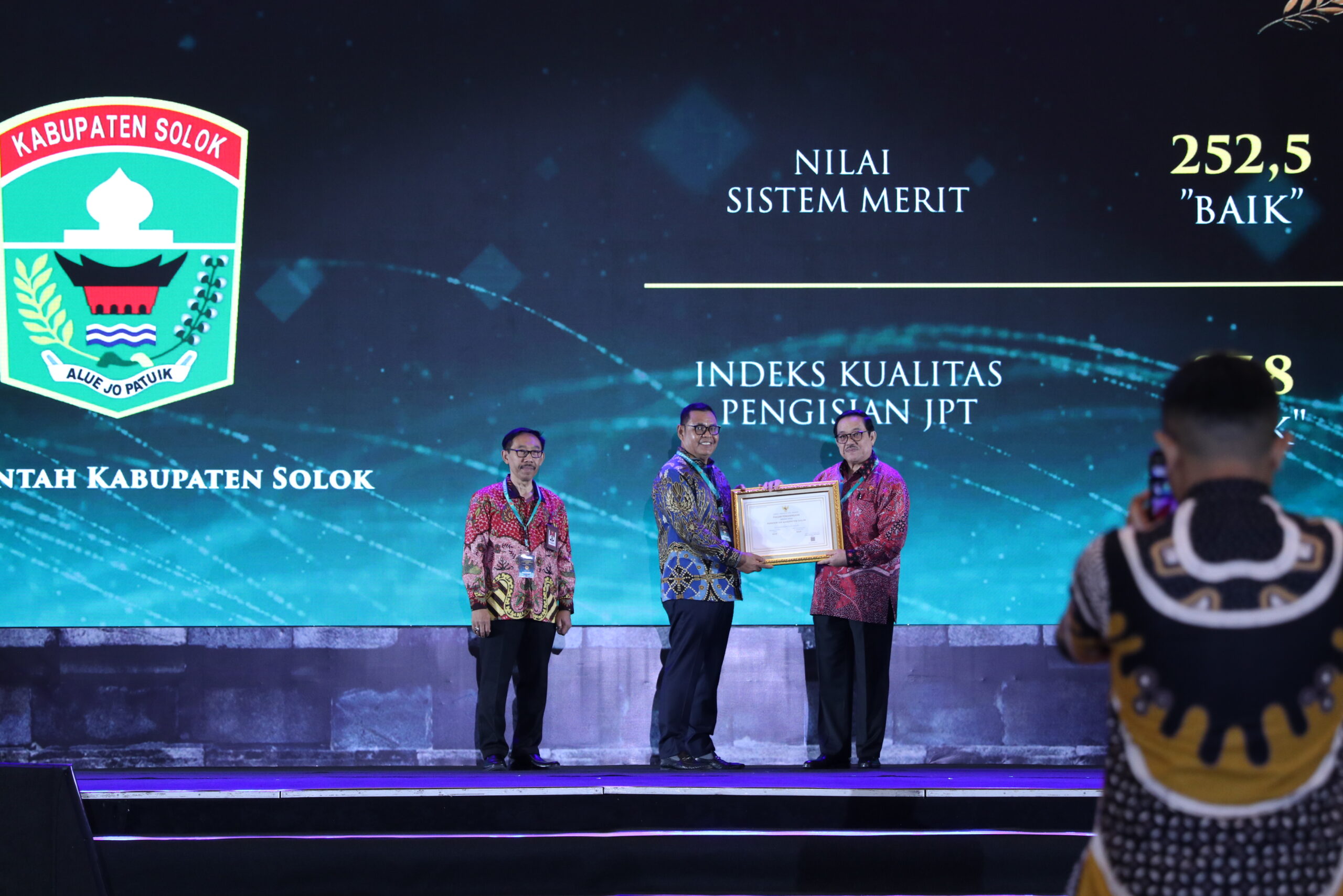 bupati solok penghargaan KASN