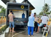 Polda Sumbar Kirim Bantuan Kendaraan Penjernih Air untuk Korban Bencana Alam di Pesisir Selatan