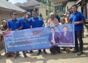 Robi Binur dan DPD Demokrat Salurkan Paket Sembako untuk Warga Terdampak Bencana di Tarusan Pesisir Selatan