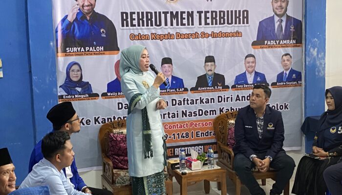 Emiko, Perempuan Pertama dalam Sejarah Kabupaten Solok yang Jadi Calon Bupati