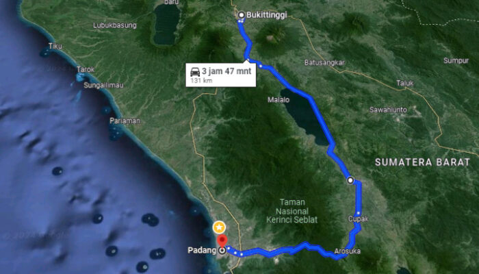 Jalan Silaiang Putus Total, Sitinjau Lauik dan Sicincin-Malalak jadi Alternatif