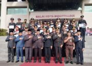 Wawako Bukittinggi Hadiri Upacara Peringatan HUT Bhayangkara Ke 78