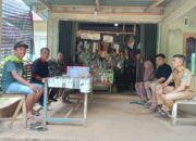 Satgas TMMD Kodim 0311 Pesisir Selatan Komsos Bersama Warga