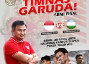 Bupati Dharmasraya Ajak Warga Nobar Timnas U-23 di Laga Semifinal Piala Asia 2024