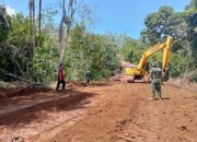 Pembukaan Jalan TMMD ke-121 Pesisir Selatan Capai 38,8 Persen