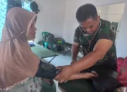 Satgas TMMD Pesisir Selatan Buka Posko Pelayanan Kesehatan Gratis