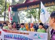 Diikuti Ribuan Orang, Pawai Alegoris HUT RI di Kota Bukittinggi Meriah