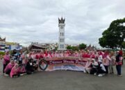 Peringati HUT ke 25, DWP Bukittinggi Gelar Senam Sehat