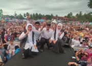 Kampanye Akbar HJ-RI di Lapangan Bola Gadih Basanai Surantih jadi Lautan Manusia