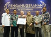 Pemkab Solok Nomor 1 Terbaik Pelayanan Publik 2024 di Sumatera Barat