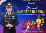 Kapolres Pesisir Selatan Ucapkan Selamat Hari Pers Nasional 2025