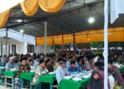 Kediaman Anggota DPRD Dharmasraya H. Wigiono didatangi puluhan masyarakat