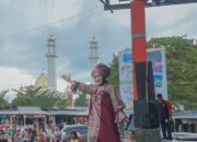 Lisda Hendrajoni Kenakan Karya Pelajar SMK Ranah Pesisir, Batik Lumpo Jadi Sorotan di Semarak Idulfitri