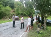 Laka Lantas di Jalan Raya Padang–Painan, Dua Mobil Bertabrakan di Siguntur Tua