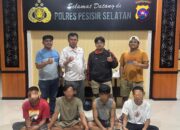 Dalam Sehari, Empat Pengedar Narkoba Ditangkap Polisi di Pesisir Selatan