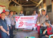 HUT Bhayangkara ke-79, Kapolres Pessel Berikan Tali Asih kepada Wartawan yang Sakit