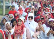 Ribuan Masyarakat Pesisir Selatan Ramaikan Car Free Day di Desa Wisata Amping Parak Sutera