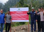 Pengambilan Kayu di Sariak Bayang Disegel, Tim Gabungan Pasang Plang Larangan