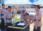 Kapolres Pessel Pimpin Sertijab Lima Pejabat, Tekankan Pelayanan Humanis