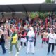 Germas di Ranah Ampek Hulu Tapan Meriah, Ribuan Warga Antusias Ikuti Senam dan Dapat Doorprize