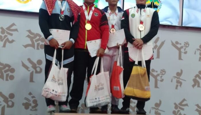 Randa Rian Desta Tambah Medali Emas Sumbar di PON Bela Diri