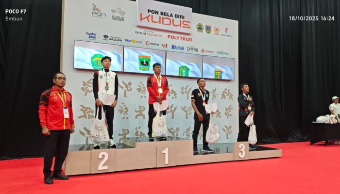Atlet Sambo Yusril Mahendra Tambah Emas Sumbar di PON Bela Diri