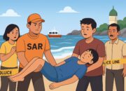 Remaja Hilang Terseret Ombak Ditemukan Meninggal Dunia