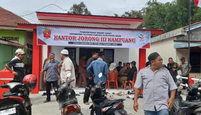 Kantor Jorong III Kampuang Baru, Pelayanan Harus Maksimal