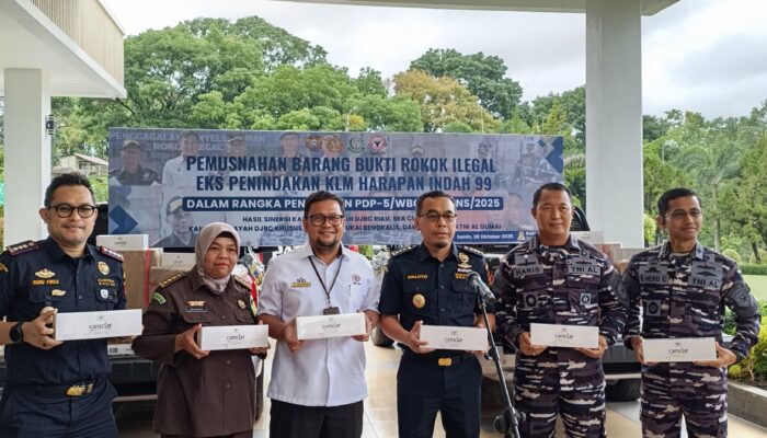 Rokok Senilai Rp12,8 Miliar Dimusnahkan