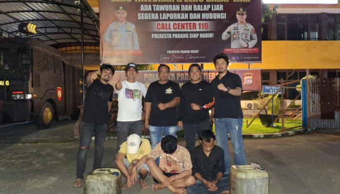 Tim Klewang Tangkap Pelaku Pencuri BBM di Terminal Truk Bandar Buat