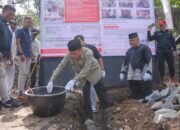 Letakan Batu Pertama Pembangunan RLH, Wawako Apresiasi PT Semen Padang