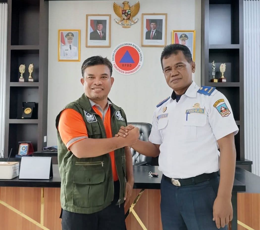 Kalaksa BPBD Dharmasraya yang baru dan yang lama