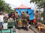 Macet Tak Kunjung Reda, Satpol PP Padang Tertibkan PKL di Tabing, Satu Pemuda Diamankan Usai Ancam Petugas