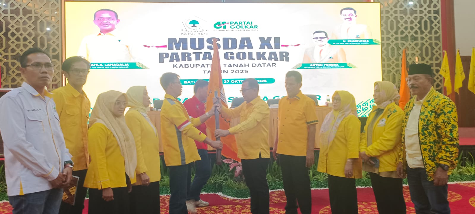 Musda XI Golkar Tanah Datar Usai, Anton Yondra Siap Gemparkan 2029 Targetkan Kemenangan di Eksekutif dan Legislatif