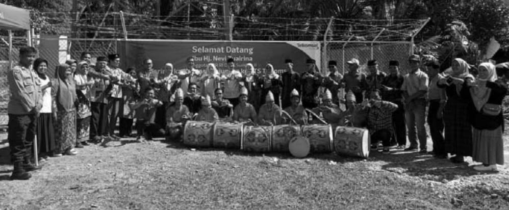 PERESMIAN menara BTS dan sekaligus meluncurkan Nagari Digital di Nagari Sitanang