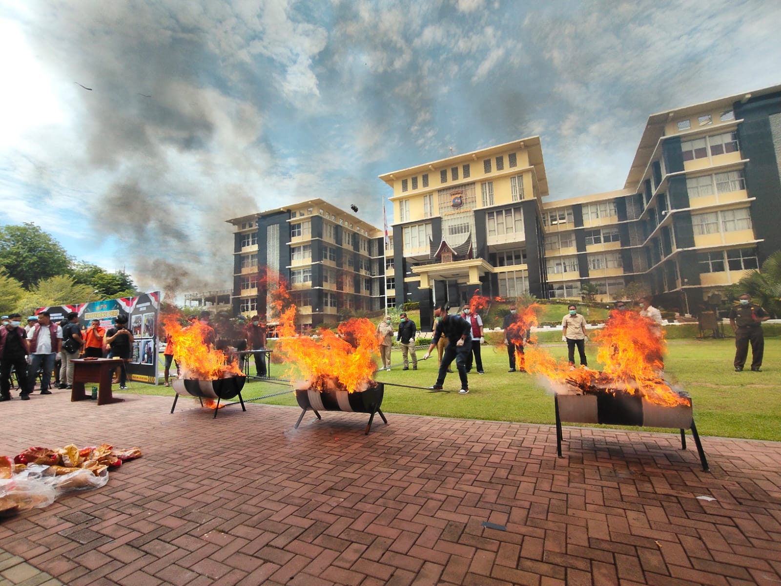 Pemusnahan Narkoba/isr