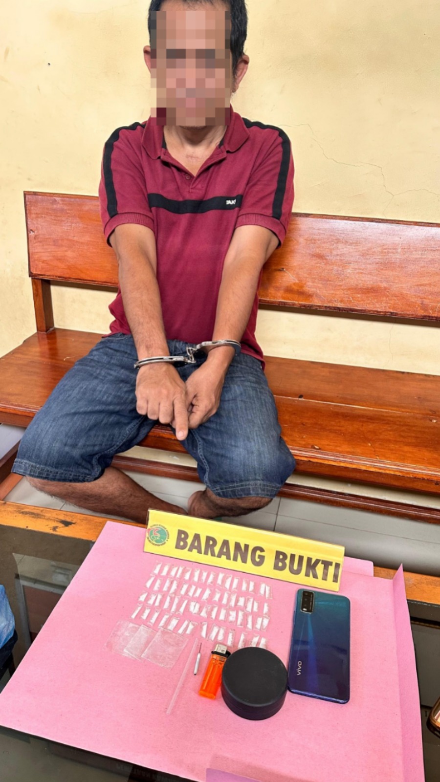 Polres Pasbar amankan puluhan paket sabu dari terduga MH /ist