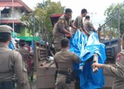 Satpol PP Padang Kembali Bongkar Lapak PKL yang Nekat Kuasai Fasum, Drainase dan Trotoar