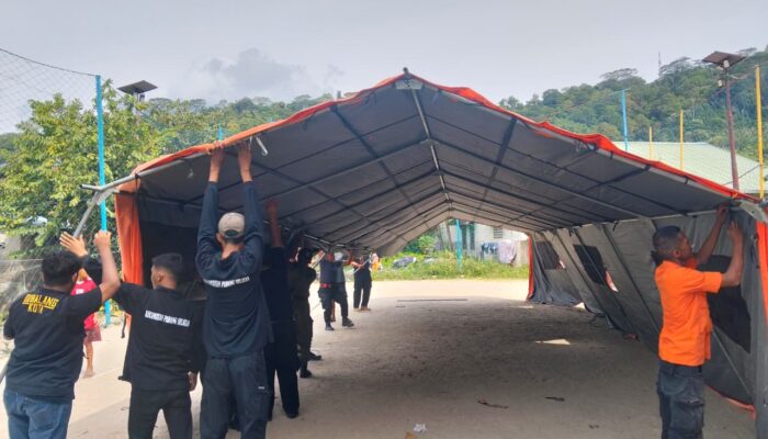 Kebakaran Hebat di Padang: BPBD Sigap Dirikan Tenda Darurat, Warga Terdampak Dapat Bantuan Segera