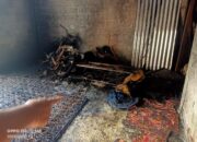 Nyaris Ludes Dilalap Api, Rumah di Dharmasraya Diselamatkan Water Cannon Polisi