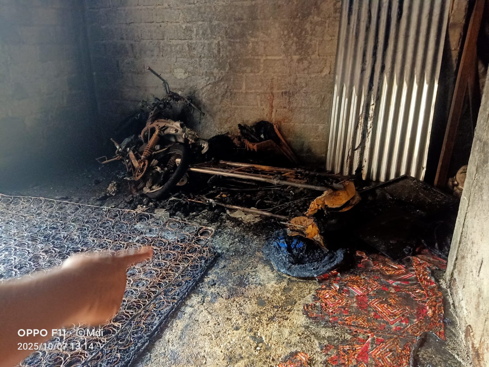 Puing Bekas Kebakaran/ist