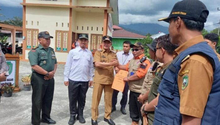 Bupati Pasaman Resmikan Program Nagari Tangguh Bencana dalam 100 Hari Kerja di Durian Tinggi