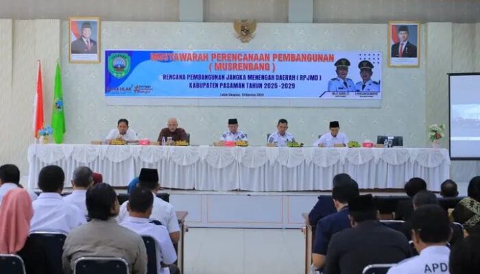 Arah Pembangunan Pasaman Lima Tahun ke Depan Dibahas dalam Musrenbang RPJMD 2025–2029